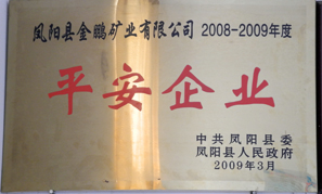 安徽凤阳县金鹏矿业平安企业